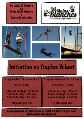 Stage de Trapèze Volant pour la Toussaint 2014